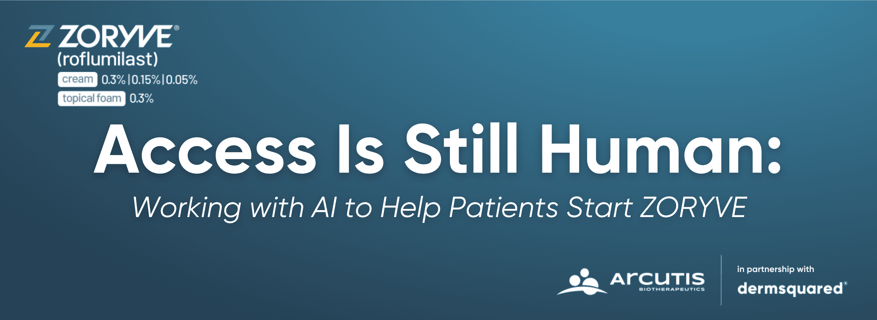 Access Is Still Human: Working with AI to Help Patients Start ZORYVE