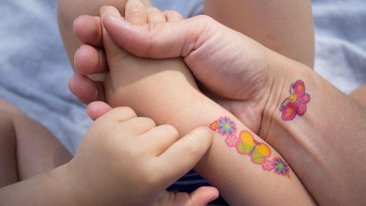 Kids' Temporary Tattoos Can Harm Skin Function